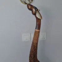 مجسمه چوبی هندی کار دست|مجسمه، تندیس، ماکت|گرگان, |دیوار