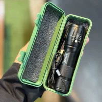 چراغ قوه پلیسی 4 لامپ جعبه سبز