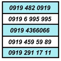 09195060914|سیم‌کارت|تهران, استاد معین|دیوار