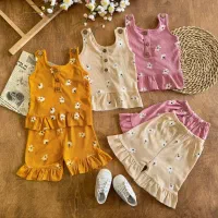 تاپ آستین چیندار و شلوارک