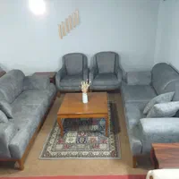 مبل بنفیکا ۸ نفره. پارچه لینا خارجی. چکی بدون سود|مبلمان خانگی و میز عسلی|ساری, |دیوار