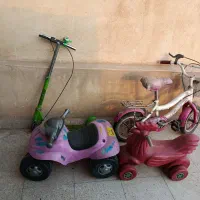 دوچرخه و اسکوتر کار کرده