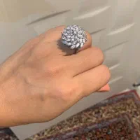 انگشتر نگین مارکیز نقره