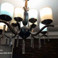 لوستر ۵ شاخه ۱۰ شعله  لهستانی