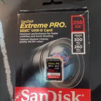 کارت حافظه سندیسک ۲۵۶ گیگ ExtremePRO سرعت ۳۰۰ مگ