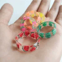 انگشتر رزینی ساده و میوه ای|بدلیجات|شیراز, جانبازان|دیوار