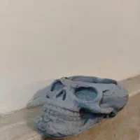 جا سیگاری طرح اسکلت خاکستری