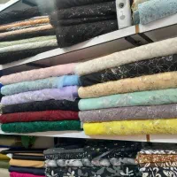 پارچه لباسی نخی مجلسی ملافه ای