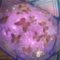 قبول انواع گل روبانی شاخه گل و دسته گل پروانه