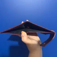کیف پول چرم مشهد زرشکی