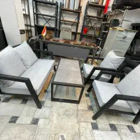 نیم ست اداری فلزی پارچه فلزی میز اداری مدیریتی r35