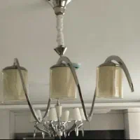 دو عدد لوستر کریستالی