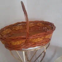 سبد حصیری بزرگ