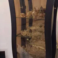 بوفه چوبی با شیشه|بوفه، ویترین، کنسول|ساری, |دیوار