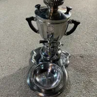 چند قلم وصیله قدیمی سماور تابلو کوبلن