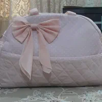 تشک گارددار(نوزاد) و ساک بچه صورتی|اسباب و اثاث بچه|اهواز, بهارستان|دیوار