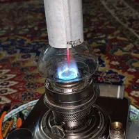 لمپا گرد سوز آبی سوز چراغ نفتی