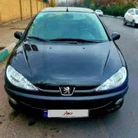 پژو 206 tu5 SD V8 آریان ۱۳۹۰فول بدون رنگ و کم‌کار