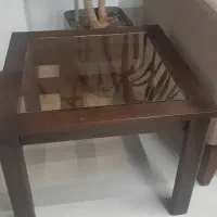 گل میز چوبی