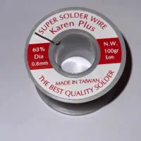 سیم لحیم (قلع) برند کارن پلاس ضخامت ۰/۸ تایوانی