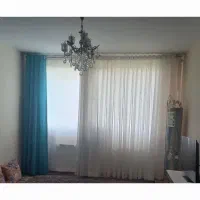 پرده سفیدحریر پانچ ۳مترو چهل سانت