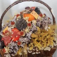 سبد گل تزئینی زیبا ونو