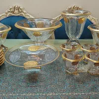 کریستال بوهمیای چک (با جعبه) به همراه بوفه|ظروف سرو و پذیرایی|تهران, نصرت|دیوار