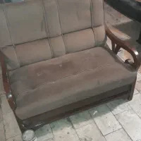 مبل ۸ نفره با چوب گردو