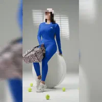 ست ورزشی فینگردار با لگ پشت چین|لباس|اصفهان, باغ نگاره|دیوار