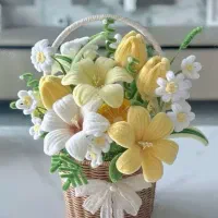 گل های ماندگار و مخملی پیپ پاک کن|گل مصنوعی|تهران, شهرک پاسداران|دیوار