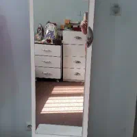 سرویس تخت خواب همراه تشک .آینه و کشوی لباس|تخت و سرویس خواب|مهاجران, |دیوار