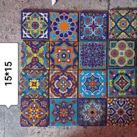 کاشی سنتی گره و اشکال هندسی|مصالح و تجهیزات ساختمان|اصفهان, دهنو|دیوار