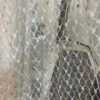 پرده گیپور به همراه والان مخمل|پرده، رانر، رومیزی|تهران, نارمک|دیوار