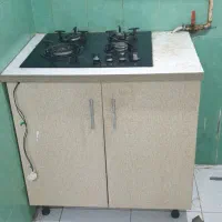 کابینت ام دی اف گاز رومیزی هود همه کارکرده  سالم|آبچکان و نظمدهنده ظروف|رشت, پاره بیجار|دیوار