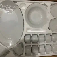 سرویس چینی ۱۲ نفره سفید