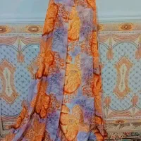 پارچه و زی آستین تمام چرخ بلوچی