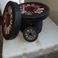 میز بدنسازی میله هالتر ۵۵ کیلو وزنه