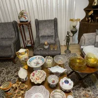 لمونژکریستال  چینی قاشق شکلات آجیل قهوه خوری قدیمی|ظروف سرو و پذیرایی|تهران, ونک|دیوار