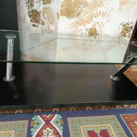 میز جلو مبلی شیشه ای