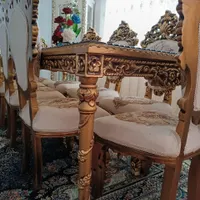 میز غذاخوری ۸نفره|میز و صندلی غذاخوری|اقبالیه, |دیوار