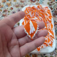 تعداد ۳۶ عدد گل شیپوری منحق بافت|زیورآلات و اکسسوری|یاسوج, |دیوار