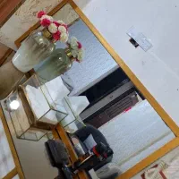 آینه قاب دار چوبی