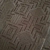 چادر مشکی لمه دار طرح دار دوخته شده