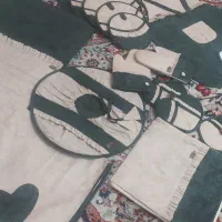 سرویس پارچه سویل|سفره، حوله، دستمال آشپزخانه|مراغه, |دیوار