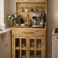 کافی بار نظم دهنده وشیک جنس چوب روس