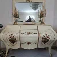 ست ۴ تیکه کنسول ، بوفه ، ساعت و میز