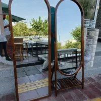 اینه قدی پایه دار چوبی