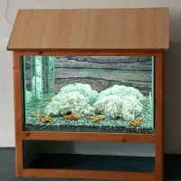 فروش فوق‌العاده‌ی آکواریوم با تمامی تجهیزات