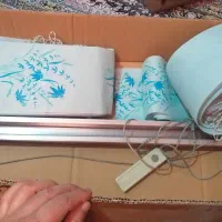 پرده لورداپه تصویرگل ۲ عددتخفیف پای معامله|پرده، رانر، رومیزی|اهواز, پادادشهر|دیوار