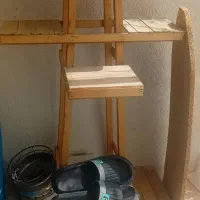 پایه چوبی گلدان